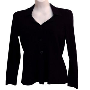 The LOFT's BLACK CARDIGAN by Ann Taylor